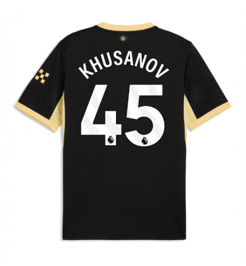 Manchester City Abdukodir Khusanov #45 Vieraspaita 2026-27 Lyhythihainen Manchester City Abdukodir Khusanov #45 Vieraspaita 2026-27 Lyhythihainen